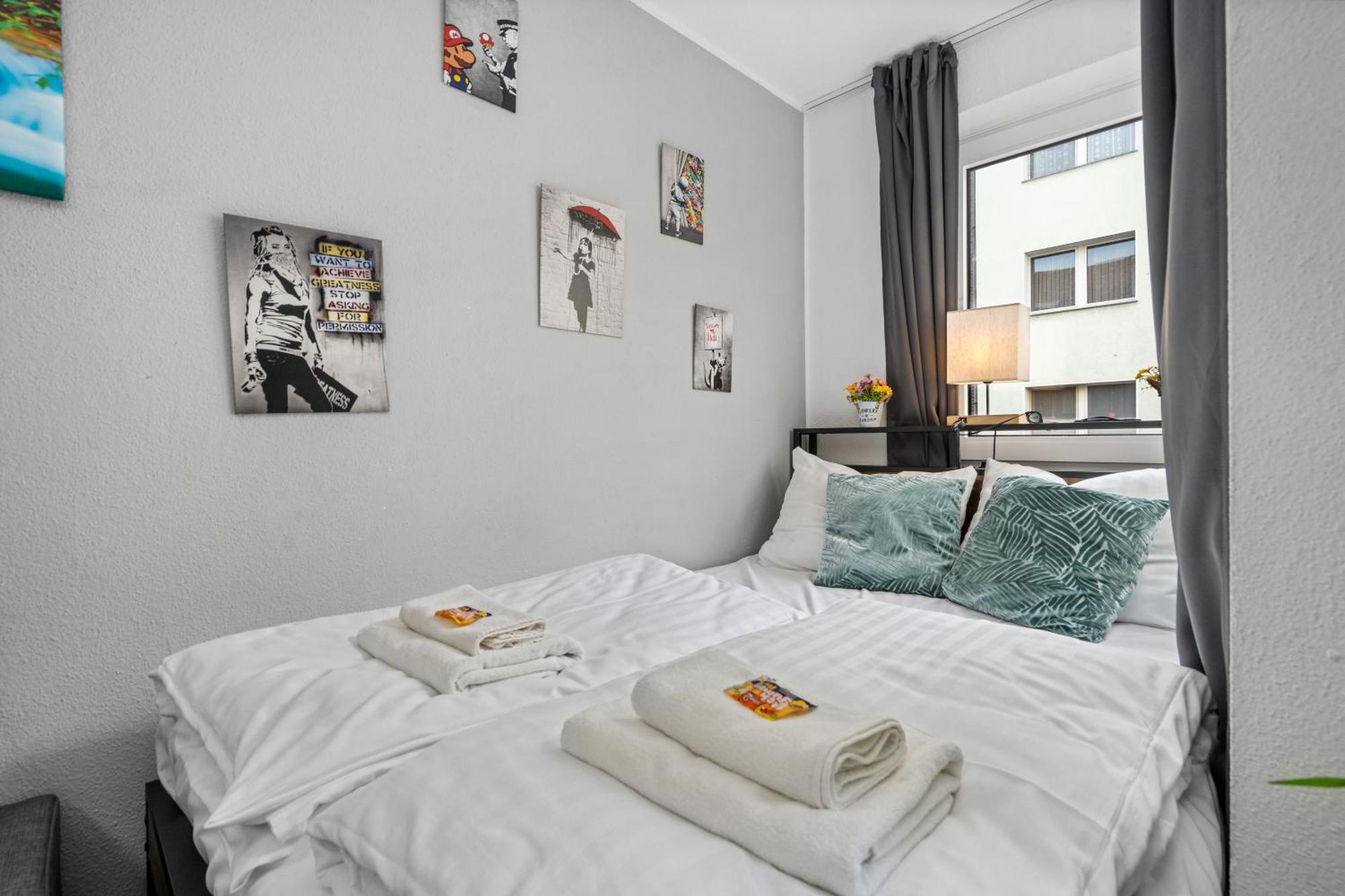 Messe, Monteure, Budget - Einfache Komfortable 2 Personen Wohnung 杜伊斯堡 外观 照片