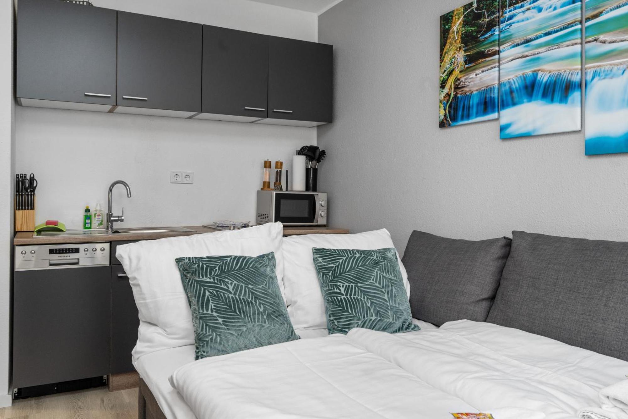 Messe, Monteure, Budget - Einfache Komfortable 2 Personen Wohnung 杜伊斯堡 外观 照片
