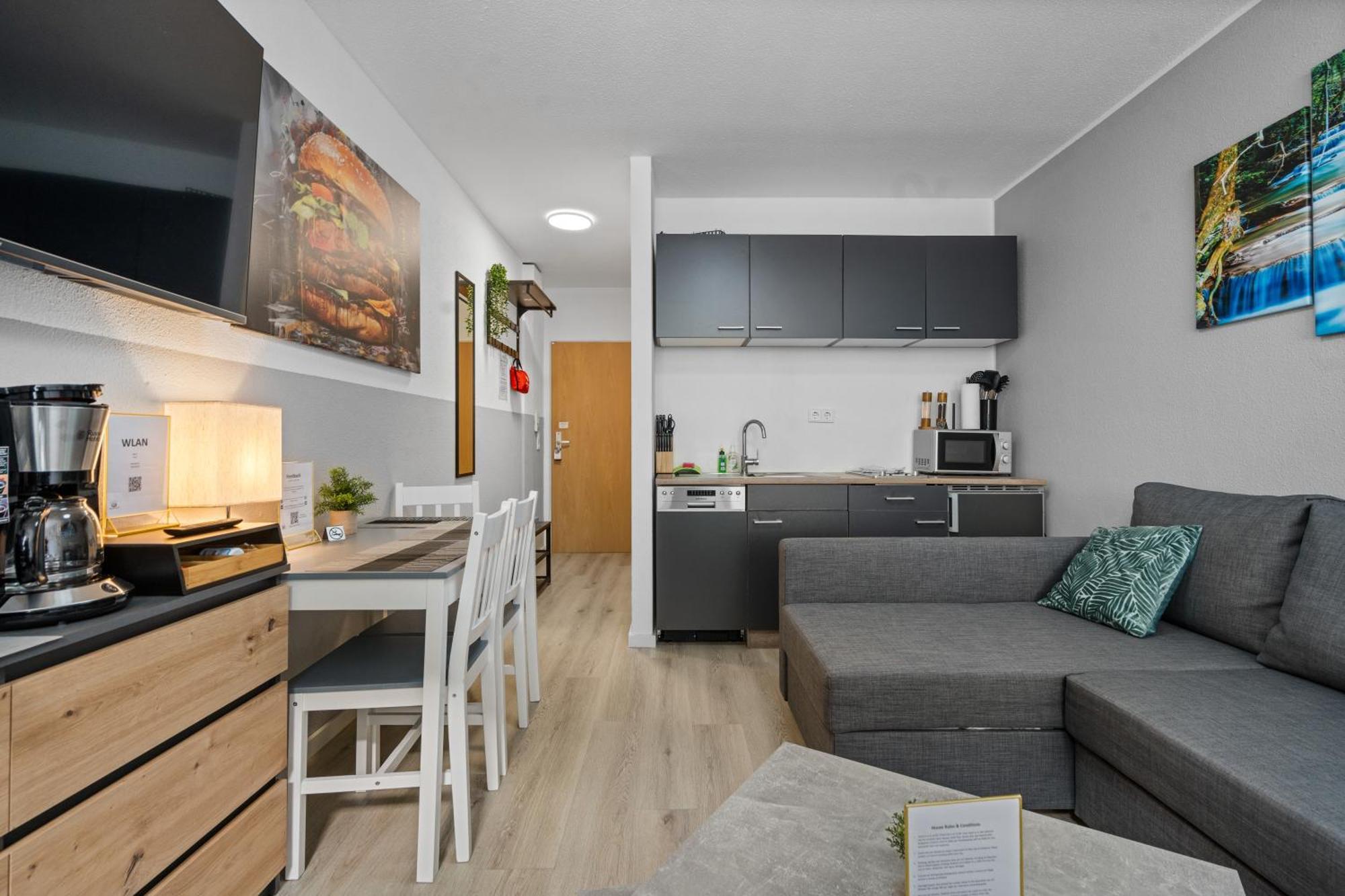 Messe, Monteure, Budget - Einfache Komfortable 2 Personen Wohnung 杜伊斯堡 外观 照片