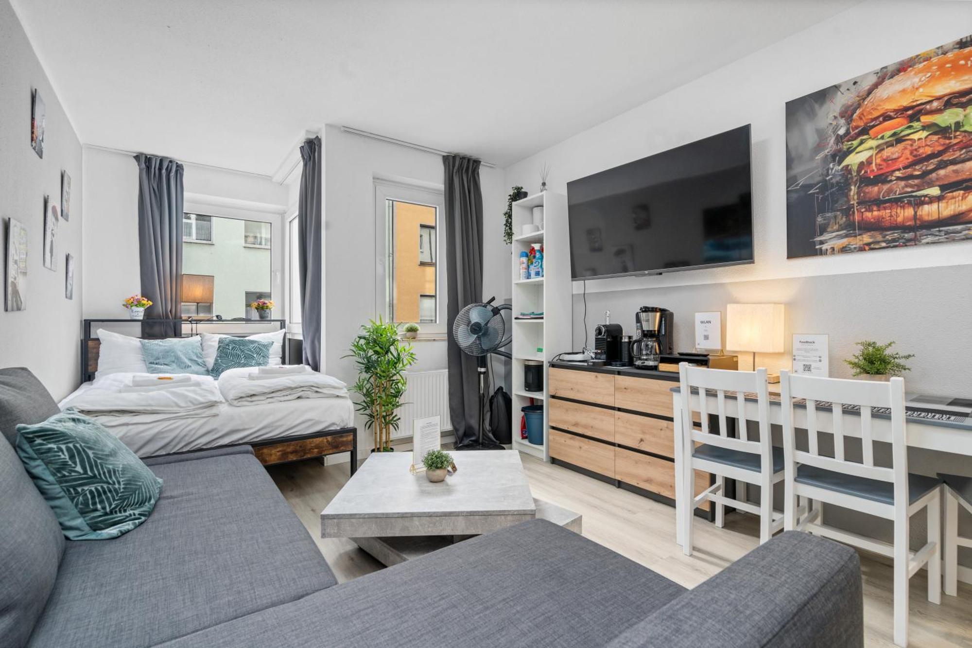 Messe, Monteure, Budget - Einfache Komfortable 2 Personen Wohnung 杜伊斯堡 外观 照片