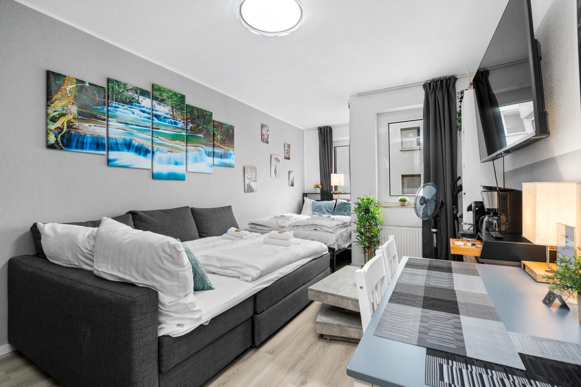 Messe, Monteure, Budget - Einfache Komfortable 2 Personen Wohnung 杜伊斯堡 外观 照片